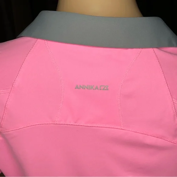 Annika Collection Womens Hot Pink Polo & SKIRT Set Medium - Picture 7 of 16